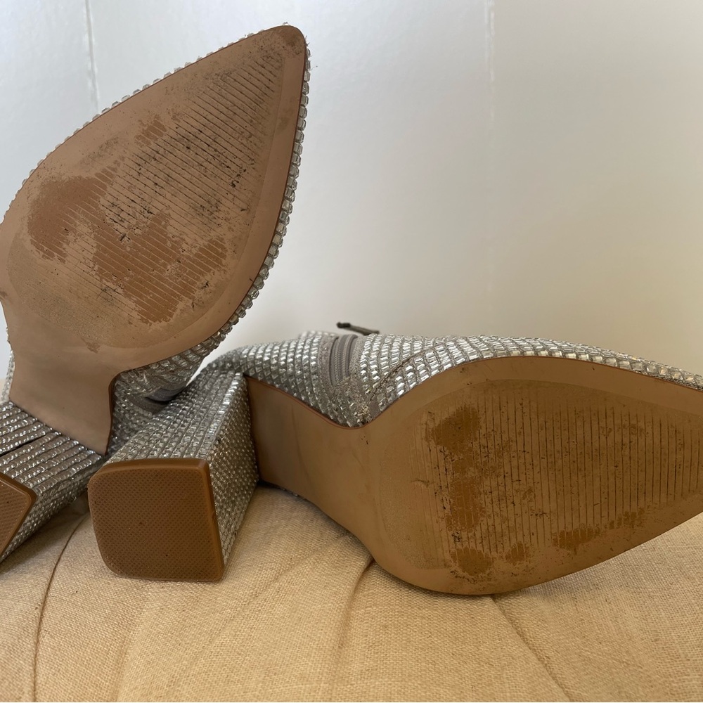 Steve Madden Rhinestone Booties 5 - Picture 3 of 7